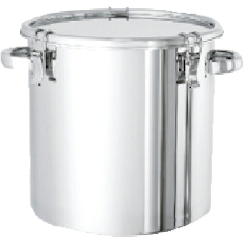 MONOVATE ステンレス鋼貯蔵タンク かぎ分けるゼムクリップ式密閉貯蔵タンク(フタ付) 15L ( CTH-27 )