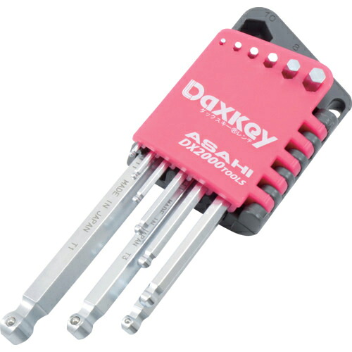 ASH ( 旭金属工業 ) ショートボールダックスキー六角棒レンチセット9本組 ( DWS0910 )