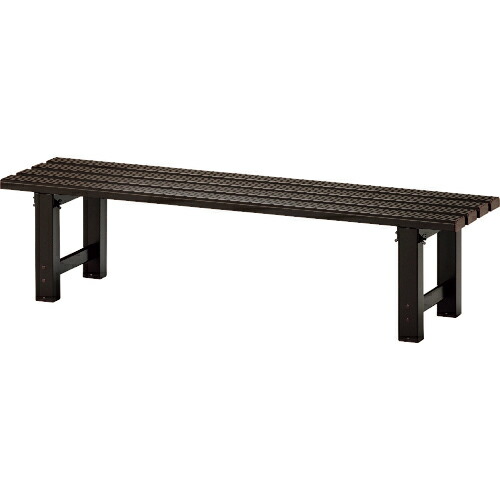 ハセガワ ( 長谷川工業 ) アルミ縁台 TG型 天板L120×W30×H30cm ( TG2.0-1230 )