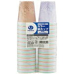 JTX ( プラス ) 322064)カラ-紙カップCC柄 7oz2400個 N026J-7CP ( N026J-7C-P ) 【メーカー取寄】