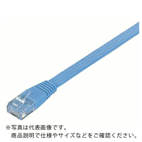 ELECOM ( エレコム ) CAT5E準拠スーパーフラットLANケーブル30m(ブルー) ( LD-CTFS/BU30 ) 【メーカー取寄】