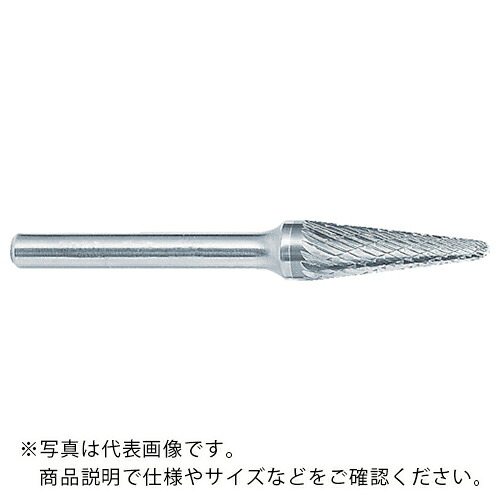 スーパー ( スーパーツール ) スーパー超硬バー ロングシャンク径6mm(テーパー型シングルカット刃径12.7 ( SB7C04SL )