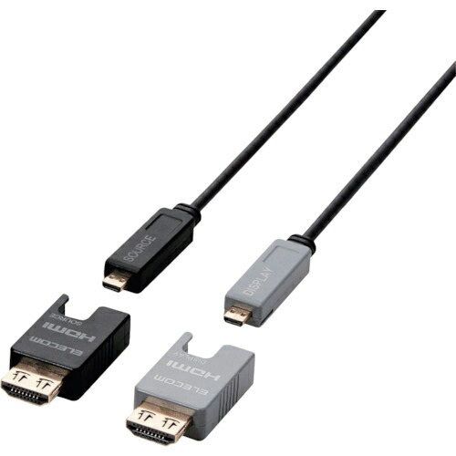 ELECOM ( エレコム ) 長尺HDMIケーブル アクティブオプティカル 10m ( DH-HDLOB10BK ) 【メーカー取寄】