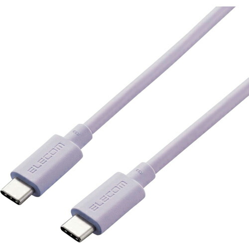 ELECOM ( エレコム ) USB4ケーブル C-Cタイプ 0.8m パープル ( USB4-APCC5P08PU ) 【メーカー取寄】