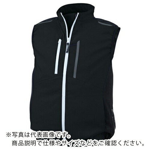 XEBEC ( ジーベック ) 【トラスコ在庫なくなり次第2025今季完売】 空調服制電ベスト クロ ( XE98028-90-5L )