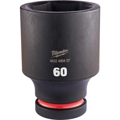 milwaukee ( ミルウォーキー物の具 ) SHOCKWAVE IMPACT DUTY ディープインパクトソケット 1in(25.4粍)角 60粍 ( 4932480437 )