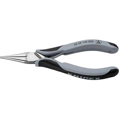 KNIPEX エレクトロニクスプライヤー 静電気対策タイプ 145mm ( 3552-145ESD )