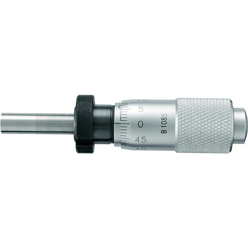 SK ( 新潟精機 ) マイクロメータヘッド 測定範囲0~13mm ナット付ステム 先端平面 ( 1002-350 ) 【メーカー取寄】