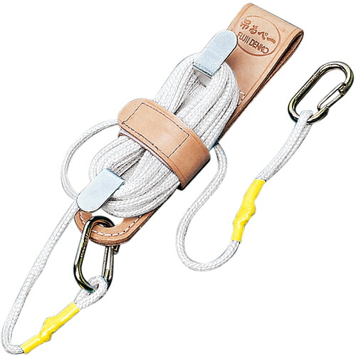 TSUYORON ( 藤井電工 ) ワークポジショニング用器具付属品 吊り上げロープ 吊るべー 直径6mm×7m ( P-7-JAN-BX ) 【メーカー取寄】