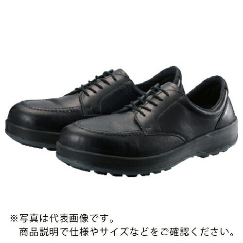 シモン 【売切廃番】耐滑・軽量3層底静電紳士靴BS11黒静電靴 23.5cm ( BS11S-235 )