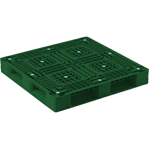 サンコー パレットD4-1111-2グリーン 812185 ( 81218500GRKRS ) 三甲(株) 【メーカー取寄】