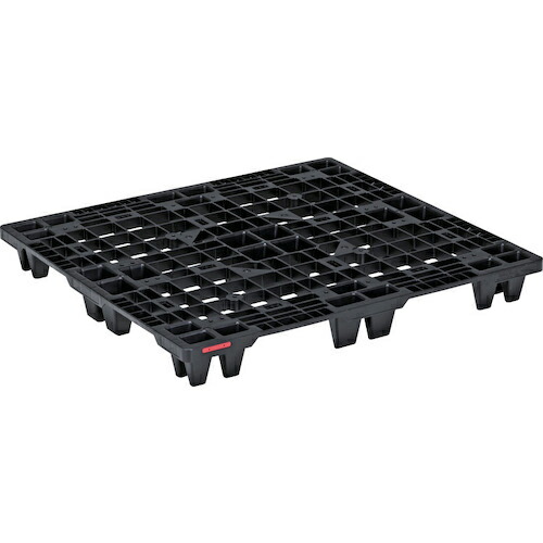 サンコー リサイクルプラスチックパレット N4-1011再生ブラック 814001 ( 81400101BKRCP ) 三甲(株) 【メーカー取寄】