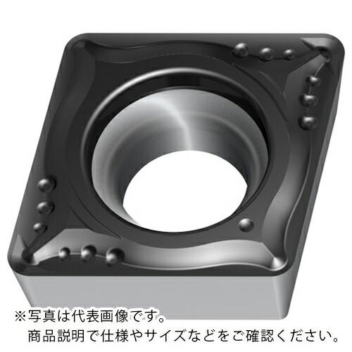 Walter ( ワルター ) 旋削加工用チップ 80°菱形ポジタイプ WMP20S ( CCMT09T308-MM4 WMP20S ) 【10個セット】 【メーカー取寄】