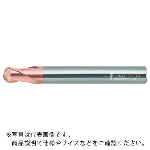 Prototyp ( ワルタージャパン ) 超硬ボールノーズエンドミル ( MC482-08.0A2L-WB10TG )