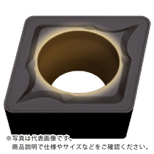 三菱 ( 三菱マテリアル ) M級インサート 鋳鉄 K種 ISOインサート ポジ 80°菱形 中切削 穴付き7°ポジティブ MC5105 ( CCMT060204-MK MC5105 ) 【10個セット】 【メーカー取寄】