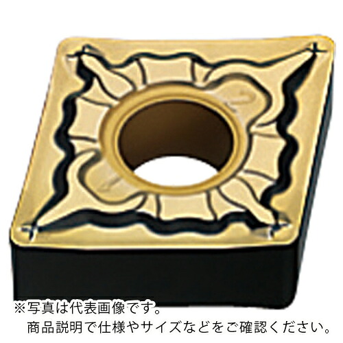 三菱 ( 三菱マテリアル ) M級インサート 鋼 P種 ISOインサート ネガ 80°菱形 軽切削 穴付きネガティブ MC6135 ( CNMG120408-LP MC6135 ) 【10個セット】 【メーカー取寄】