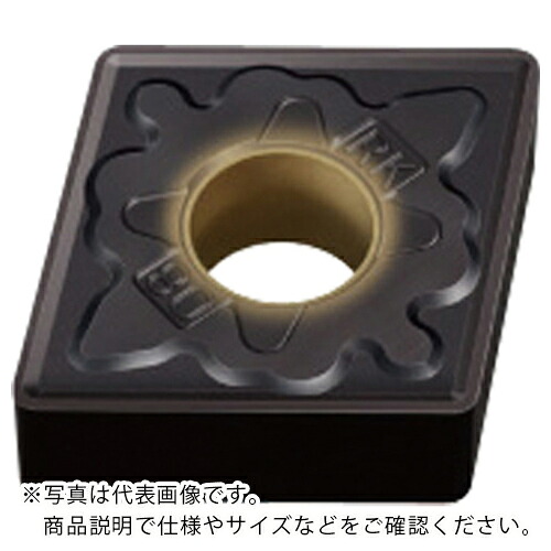 三菱 ( 三菱マテリアル ) M級インサート 鋳鉄 K種 ISOインサート ネガ 80°菱形 荒切削 穴付きネガティブ MC5115 ( CNMG190616-RK MC5115 ) 【10個セット】 【メーカー取寄】