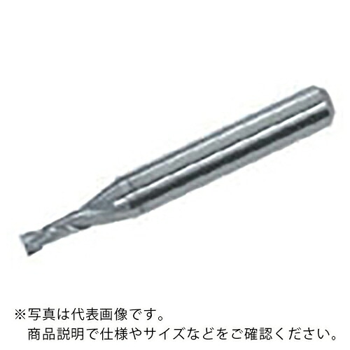 三菱K ( 三菱マテリアル ) 2枚刃CRNコーティング銅電極加工用 超硬スクエアエンドミルミディアム刃長(M)8mm ( CRN2MSD0800S08 ) 【メーカー取寄】