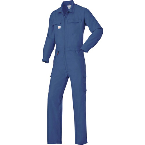 AUTO－BI ( 山田辰 ) SS(春夏)モデル 腰割れつなぎ服6955-001ネイビーブルー-LL ( 6955-001-LL ) 【メーカー取寄】