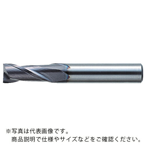 三菱K ( 三菱マテリアル ) 2枚刃ミラクル 超硬スクエアエンドミルミディアム刃長(M)1.1mm ( VC2MSD0110 )