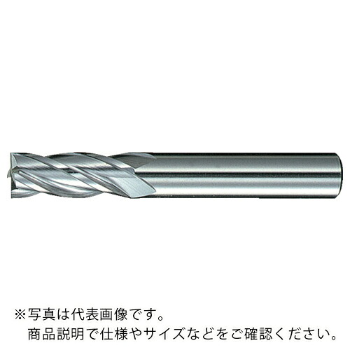 三菱K ( 三菱マテリアル ) 4枚刃センタカット 超硬スクエアエンドミルミディアム刃長(M)9.5mm ( C4MCD0950 )