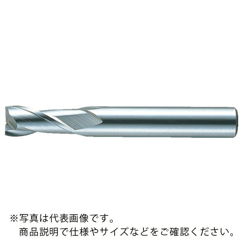 三菱K ( 三菱マテリアル ) 2枚刃KHA百貨店 ハイススクエアエンドミルショット刃長(S)19粍 ( S2MDD1900 )