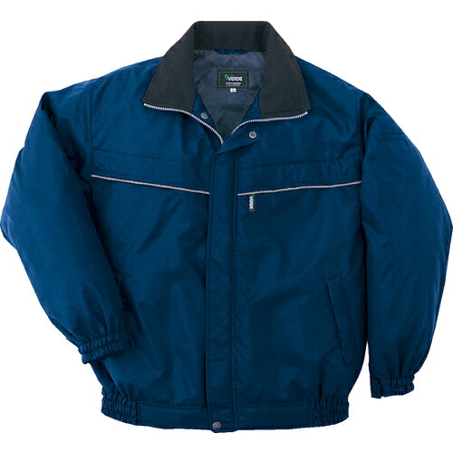 ミドリ安全 軽量防風防寒ブルゾン ネイビー 3L ( M3147-UE-3L )