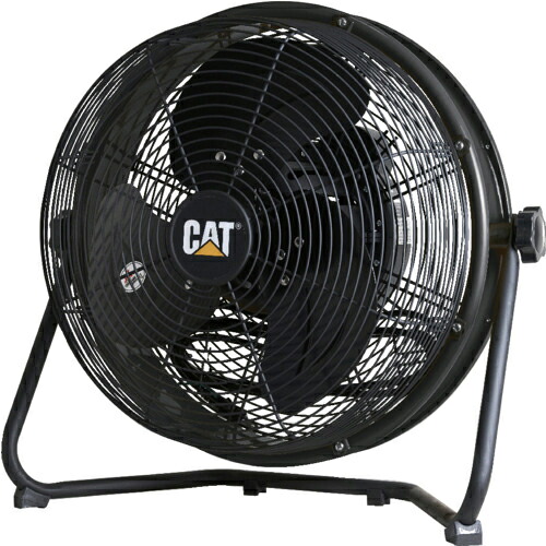 CAT ( キャタピラー ) 工場扇 35cm(壁・床タイプ)羽根軸360°半転機能付 ブラック ( EEMF-14S360BK )