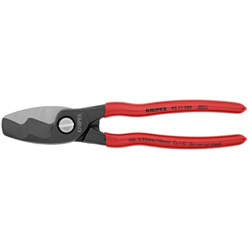 KNIPEX 有線テレビ截断機 可塑性物質手持ち部分 200粍 ( 9511-200 )