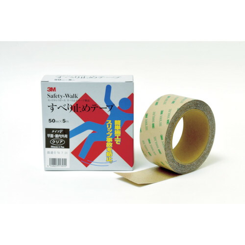 ３M ( スリーエム ) 3M セーフティ・ウォーク 滑り止めテープ タイプF クリア 100mmX5m ( F CLE 100X5 )