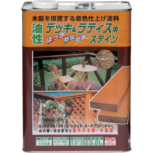 ニッペホームプロダクツ 油性デッキ＆ラティス 14L けやき ニッペホームプロダクツ:油性デッキ\u0026ラティス チーク 14L