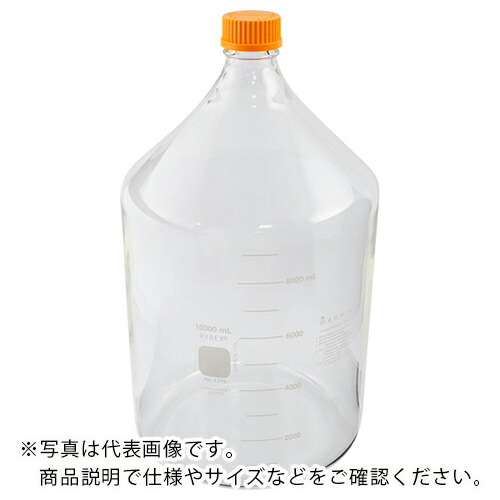 AS ( アズワン ) PYREXメディウム瓶 10000mL ( 1-4994-09 ) 【メーカー取寄】