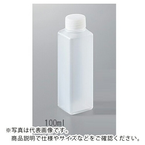AS ( アズワン ) 角型容器100ml (ケース販売) ( 2-9557-52 ) 【メーカー取寄】