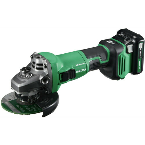 HiKOKI ( 工機ホールディングス ) コードレスディスクグラインダ 10.8V ブレーキ付 100mm セット品 ( G1210DA(2LSK) )
