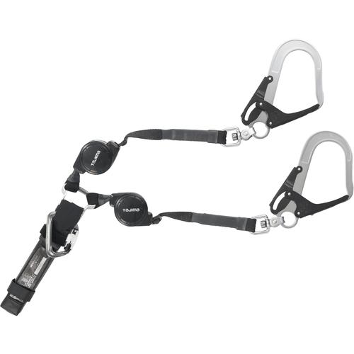 まこと　タジマ ハーネス用ランヤード VR150Lダブル A1VR150L-WL8 墜落制止用器具(安全帯) ハーネス用ランヤード