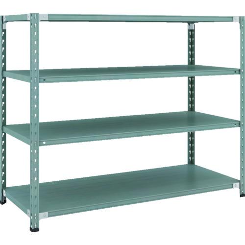 TRUSCO ( トラスコ中山 ) CB型セミボルトレス軽中量棚 1500X600XH1200 4段 緑であること ( CB-4564-GN ) その他-DIY・工具