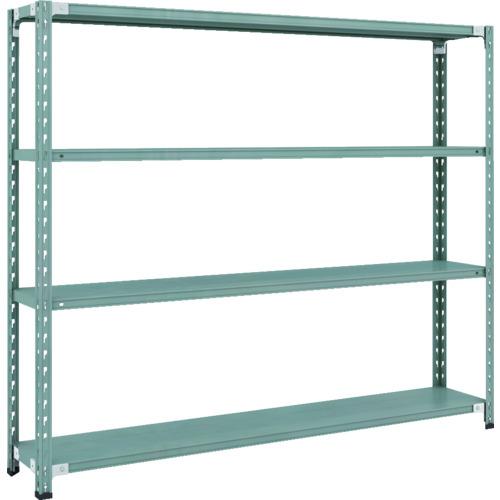 TRUSCO ( トラスコ中山 ) CB型セミボルトレス軽中量棚 1800X300XH1500 4段 緑であること ( CB-5634-GN ) 花・ガーデン・DIY-DIY・工具