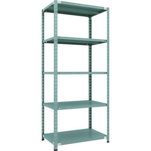TRUSCO ( トラスコ中山 ) CB型セミボルトレス軽中量棚 900X600XH21005段 緑であること ( CB-7365-GN )