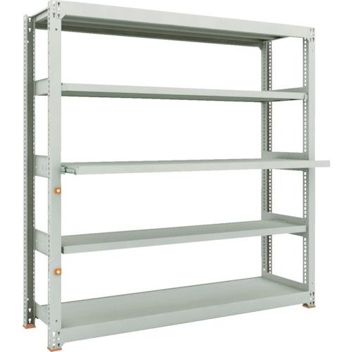 TRUSCO ( トラスコ中山 ) スチールラック M3型中量棚 1500X471XH1800 5段うちスライド2段 単体 ( M3-6653M2 )