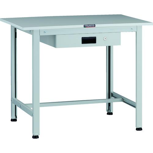 TRUSCO ( トラスコ中山 ) 軽掛け目御役目台(200kg)AO型 900X600XH740 薄型1段引出付 白いこと色 ( AOR-0960UDK1 )