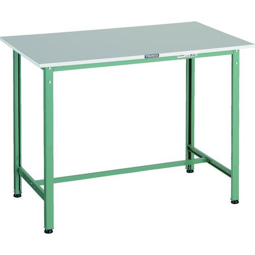 TRUSCO ( トラスコ中山 ) 軽荷重立作業台(300kg)HAE2型 RoHS2対応天板 1200X750XH900 グリーン色 ( HRAE2-1200 )