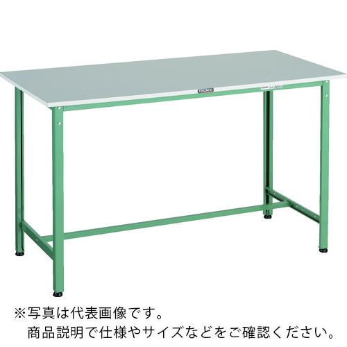 TRUSCO ( トラスコ中山 ) 軽荷重立作業台(300kg)HAE2型 RoHS2対応天板 1500X900XH900 グリーン色 ( HRAE2-1509 )｜トキワONLINE