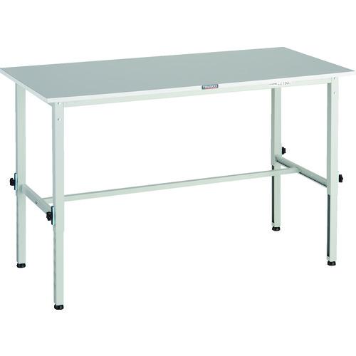 TRUSCO ( トラスコ中山 ) 軽荷重作業台高さ調節式(150kg)RAEM2型 RoHS2対応天板 1500X750XH650~950 ホワイト色 ( RAEM2-1500 W )