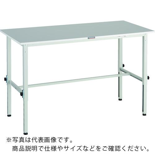 TRUSCO ( トラスコ中山 ) 軽掛け目御役目台高さ自然調整式(150kg)RAEM2型 RoHS2対応天板 1500X900XH650~950 白いこと色 ( RAEM2-1509 W )
