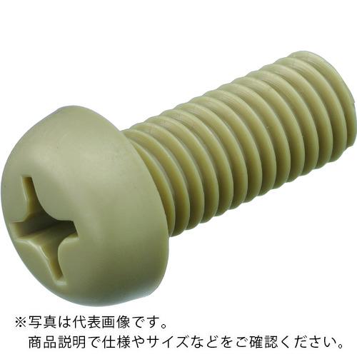 TRUSCO ( トラスコ中山 ) ポリエーテルエーテルケトン(PEEK)十字穴付ナベ小ネジ M6X12 50本入 ( BPEEK-PHM6X12 )
