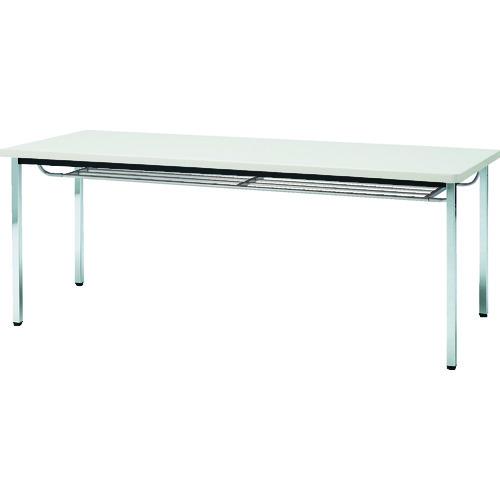 TRUSCO ( トラスコ中山 ) 話し合い用時刻表 1800X450XH700 下棚付 丸脚 白いこと ( TDST1845-W )