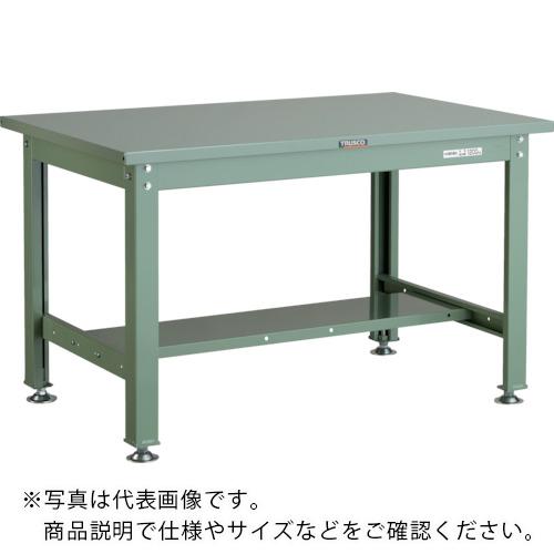 TRUSCO ( トラスコ中山 ) 中荷重作業台(1200kg)HW型 900X750XH740 基本タイプ グリーン色 緑 ( SHW-0975 GN(ｸﾞﾘｰﾝ) )