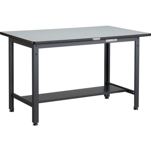 TRUSCO ( トラスコ中山 ) 中荷重作業台(500kg)AEW型 1200X750XH740 基本タイプ ダークグレー色 ( AEWR-1275 (リノリュームバリテンバン) )|トキワONLINE
