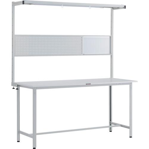 TRUSCO ( トラスコ中山 ) 軽荷重立作業台(300kg)HAE型 1800X750XH2108(全高) ツールハンガーフルセット付 ホワイト色 ( HRAE-1800THFS W )