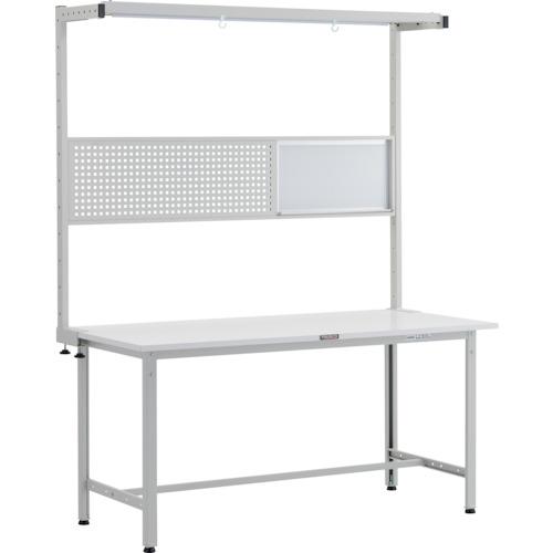 TRUSCO ( トラスコ中山 ) 軽荷重作業台(300kg)AE型 1500X750XH1948(全高) ツールハンガーフルセット付 ホワイト色 ( AE-1500THFS W )